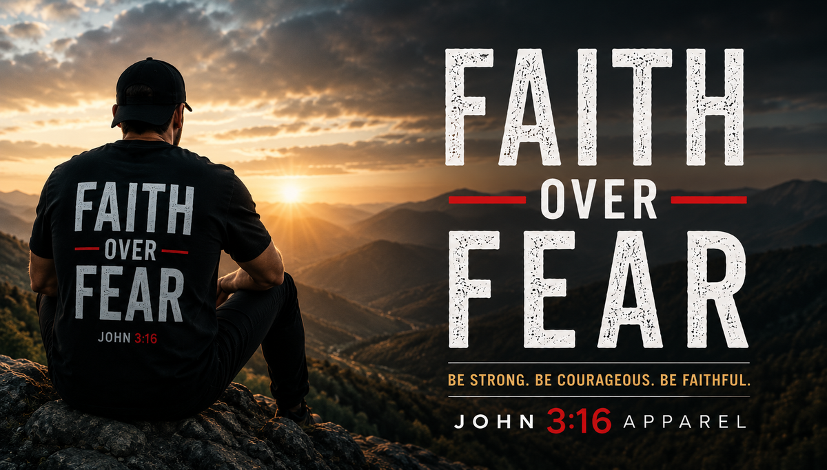 Faith Over Fear: What the Bible Really Says | John316 Apparel